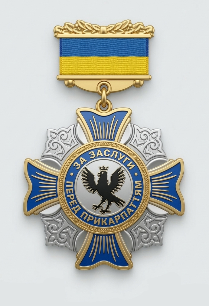 Відзнака Івано-Франківської обласної державної адміністрації та Івано-Франківської обласної ради – медаль «За заслуги перед Прикарпаттям»